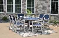 garden classic set with sling chairs